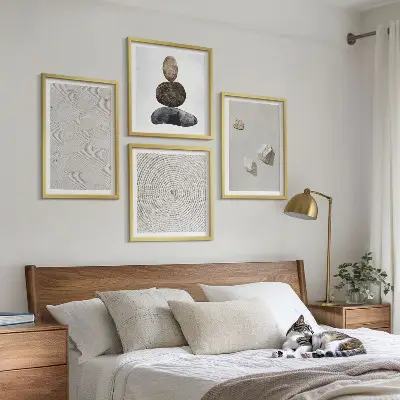 Dekorativní sada obrazů moderní malba na pískovci