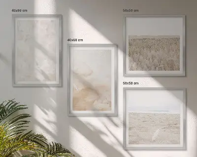 Dekorativní sada obrazů s motivem pastelových módních textur