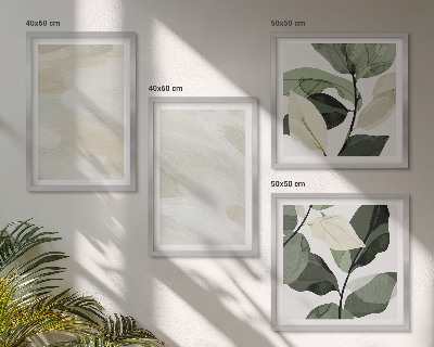 Dekorativní sada obrazů Jasné abstraktní boho barvy