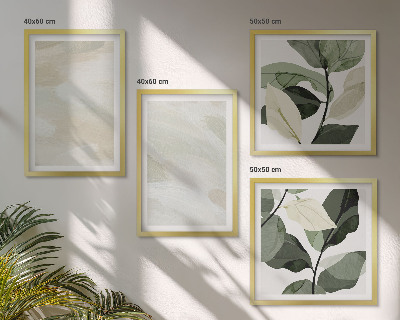 Dekorativní sada obrazů Jasné abstraktní boho barvy