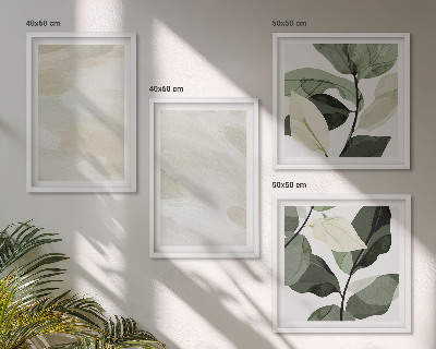 Dekorativní sada obrazů Jasné abstraktní boho barvy