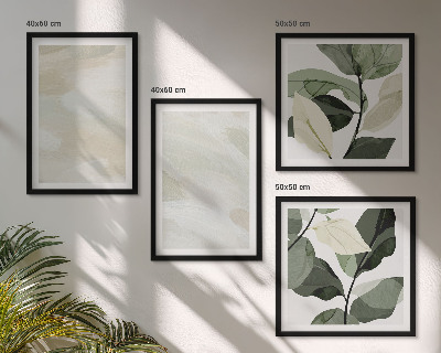Dekorativní sada obrazů Jasné abstraktní boho barvy