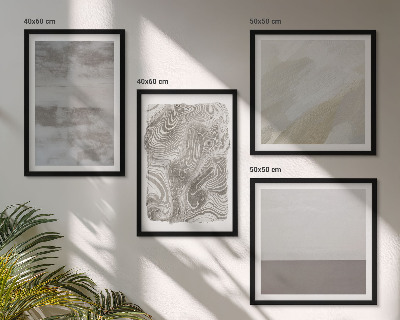 Dekorativní sada obrazů Průmyslové designové struktury