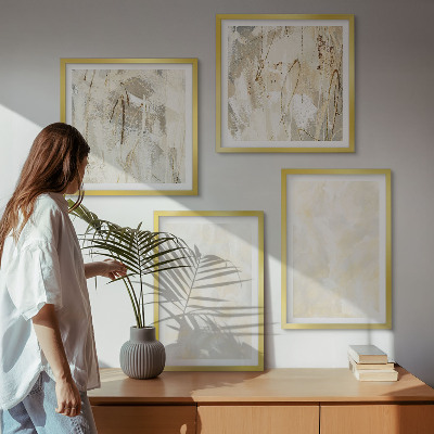 Dekorativní sada obrazů Design s jasnými texturami barvy