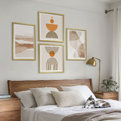 Moderní sada obrazů Struktury odstínů minimalismu