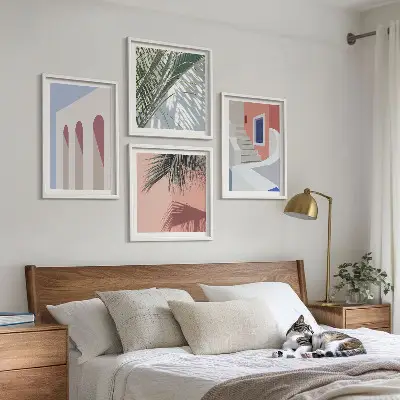 Dekorativní sada obrazů s motivem městské architektury