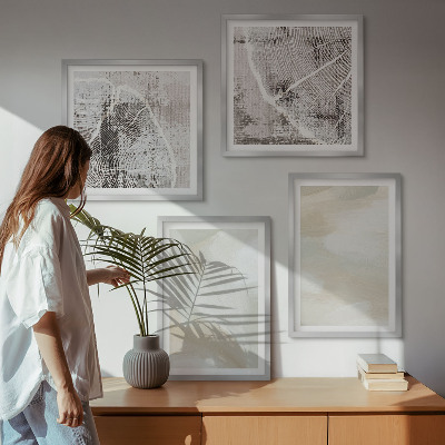 Moderní sada obrazů Minimalismus textury barvy