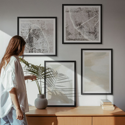Moderní sada obrazů Minimalismus textury barvy