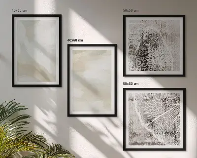 Moderní sada obrazů s motivem minimalistických barevných textur