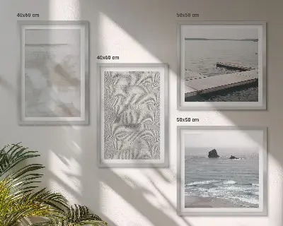 Moderní sada obrazů s abstraktním designem moderních textur