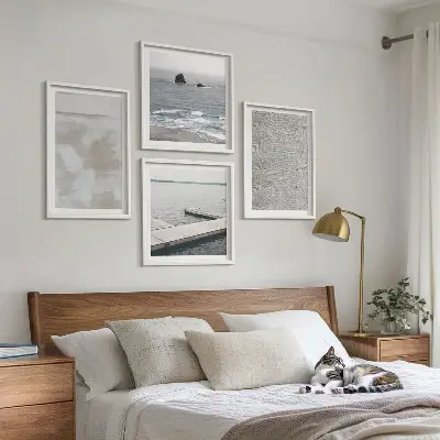 Moderní sada obrazů s abstraktním designem moderních textur