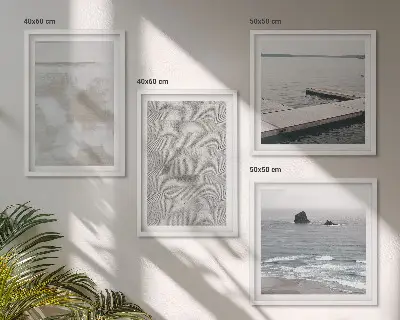 Moderní sada obrazů s abstraktním designem moderních textur