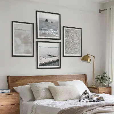 Moderní sada obrazů s abstraktním designem moderních textur
