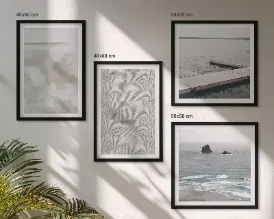 Moderní sada obrazů s abstraktním designem moderních textur
