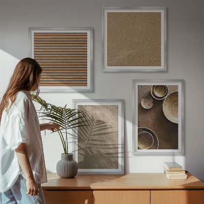 Moderní sada obrazů Moderní kamenné stavby