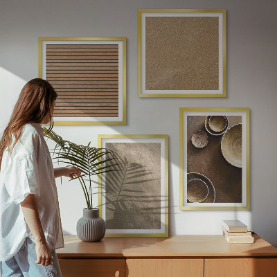 Moderní sada obrazů Moderní kamenné stavby
