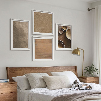 Moderní sada obrazů Moderní kamenné stavby