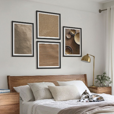Moderní sada obrazů Moderní kamenné stavby