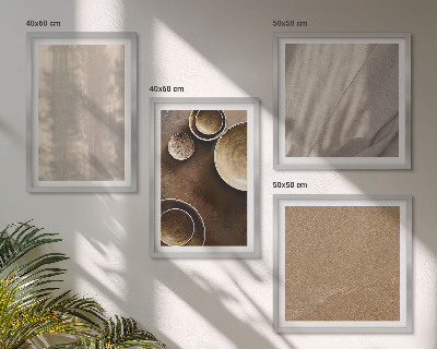 Dekorativní sada obrazů Struktury textur minimalismus