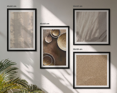 Dekorativní sada obrazů Struktury textur minimalismus