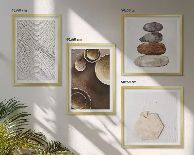 Sada obrazů Textury v moderním umění moderní provedení