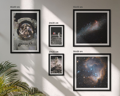 Poliptyk v rámu Astronauti přistávají na Měsíci