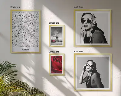 Sada obrazů do ložnice stylové akcenty pařížské módy