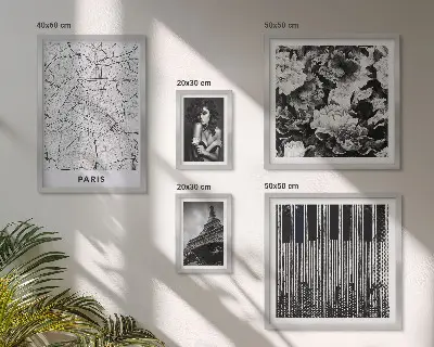 Poliptyk v rámu elegantní architektura v pařížském stylu