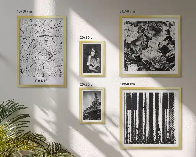 Poliptyk v rámu elegantní architektura v pařížském stylu