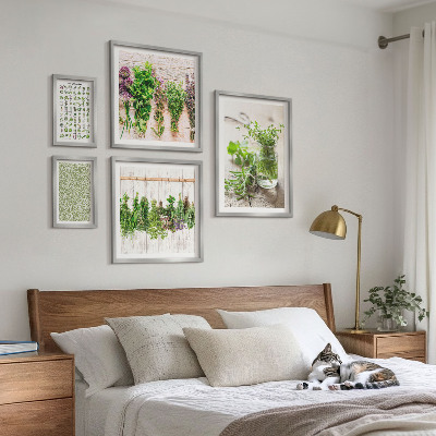 Sada obrazů do ložnice Inspirace pro bylinkové dekorace