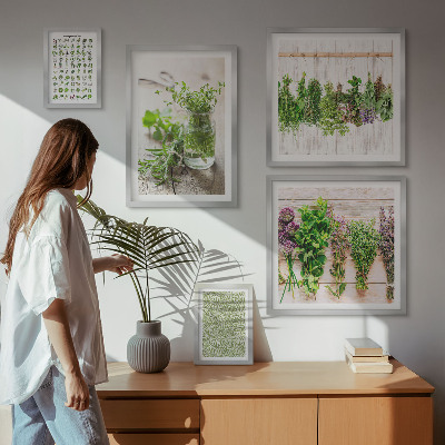 Sada obrazů do ložnice Inspirace pro bylinkové dekorace