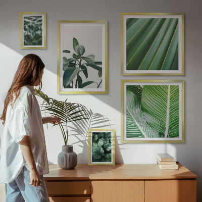 Poliptyk v rámu Inspirace tropickými rostlinami