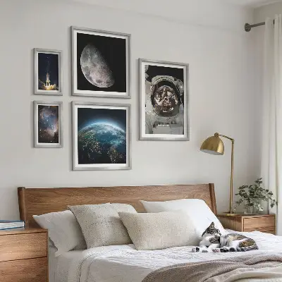 Sada obrazů do ložnice vesmírné objevy astronautů