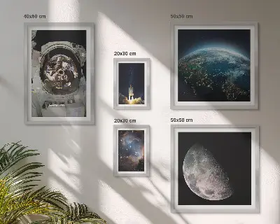 Sada obrazů do ložnice vesmírné objevy astronautů