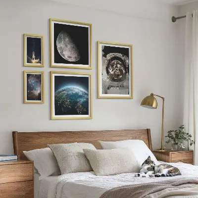 Sada obrazů do ložnice vesmírné objevy astronautů