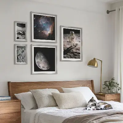 Sada obrazů do ložnice kosmické objevy a tajemství