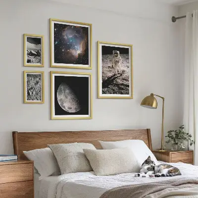 Sada obrazů do ložnice kosmické objevy a tajemství