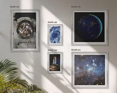 Sada obrazů do ložnice vesmírné objevy astronautů