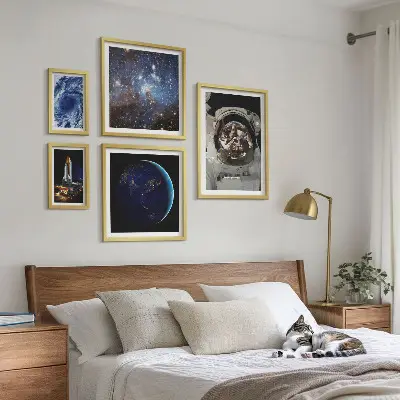 Sada obrazů do ložnice vesmírné objevy astronautů