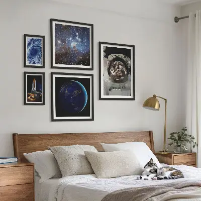Sada obrazů do ložnice vesmírné objevy astronautů