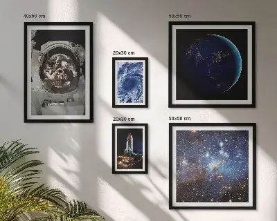 Sada obrazů do ložnice vesmírné objevy astronautů