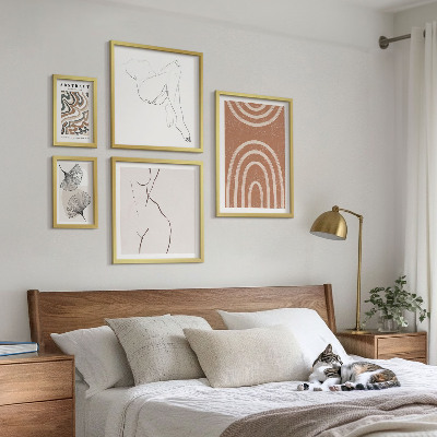 Sada obrazů do ložnice Stylové abstraktní postavy