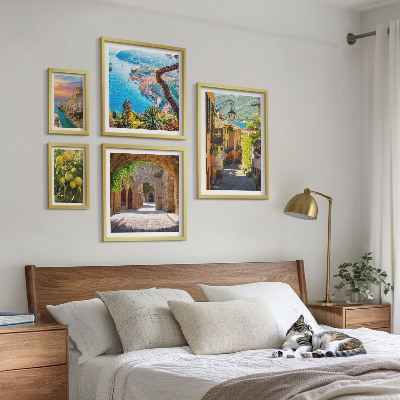 Sada obrazů do ložnice Okouzlující výhledy na moře