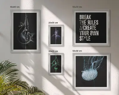 Sada obrazů do ložnice s abstraktními kreativními motivy