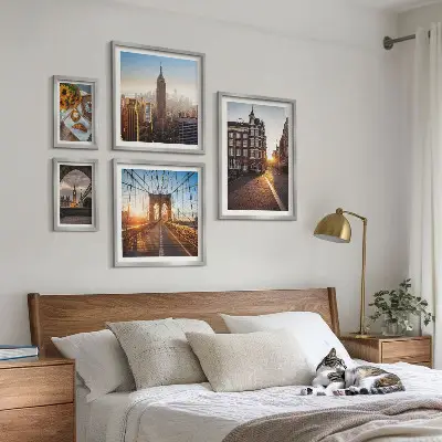 Okouzlující městská architektura poliptyk v rámu
