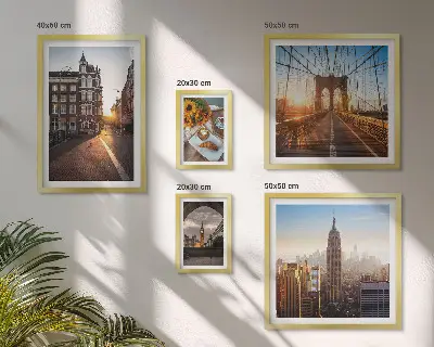 Okouzlující městská architektura poliptyk v rámu
