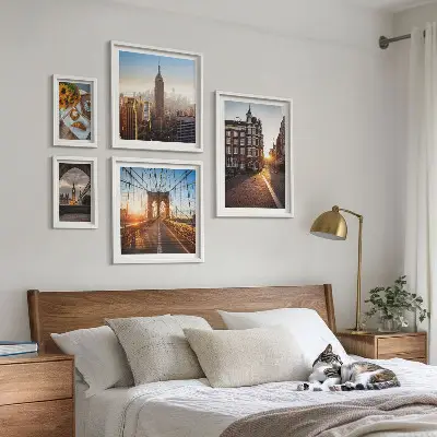Okouzlující městská architektura poliptyk v rámu