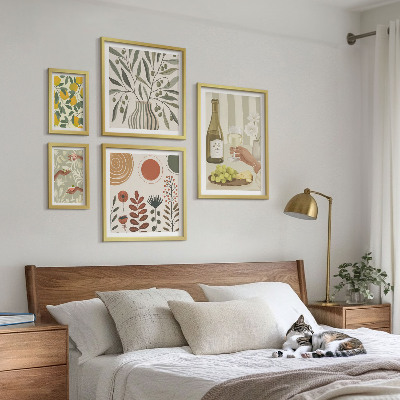 Sada obrazů do ložnice Stylové dekorace na víno