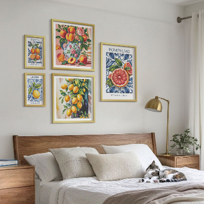 Poliptyk v rámu Slunečný vintage citrus