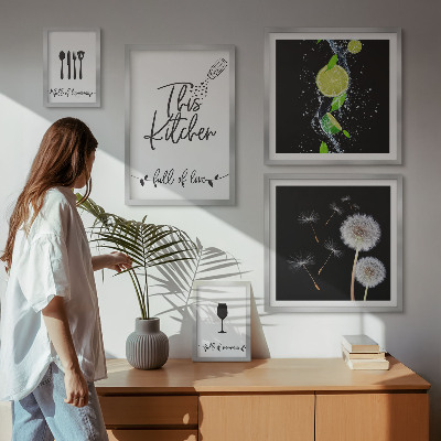 Sada obrazů do ložnice Kuchyňské inspirace s láskou